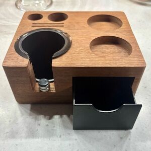 Espresso tamping station Breville espresso makers